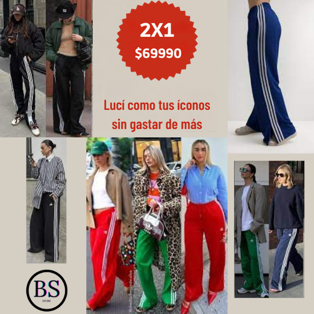2x1! 2 Palazzos Deportivos con Envío Gratis – Sumate a la Tendencia y Lucí como una Celebritie SIN GASTAR DE MÁS | BS STORE